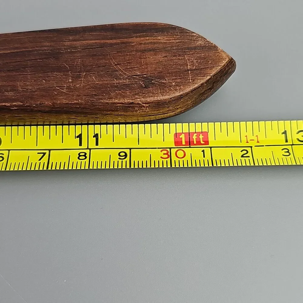 Vintage 8 in Blade REAL KEEN Stainless Slicing Carving Chef Knife USA Wooden